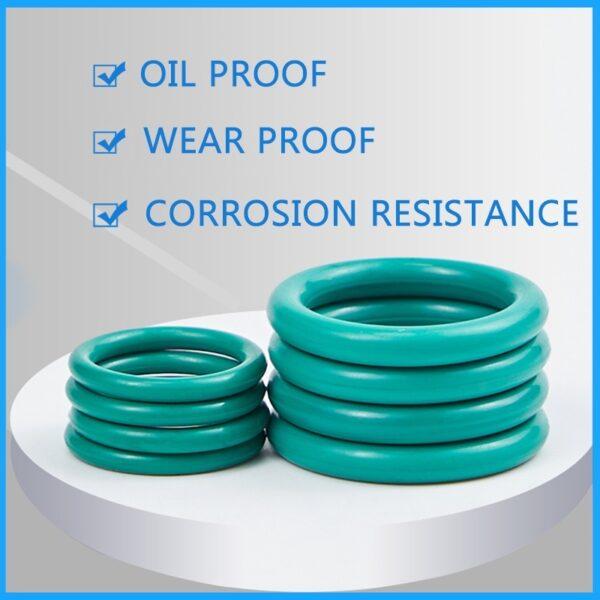 ซีล O-Ring โอริง เขียว ยางฟลูออรีน FKM ปะเก็น Oring Fluorine Rubber หนา CS 1.5mm #โอริง FKM เขียว หนา 1.5mm (1 ตัว) - Image 5