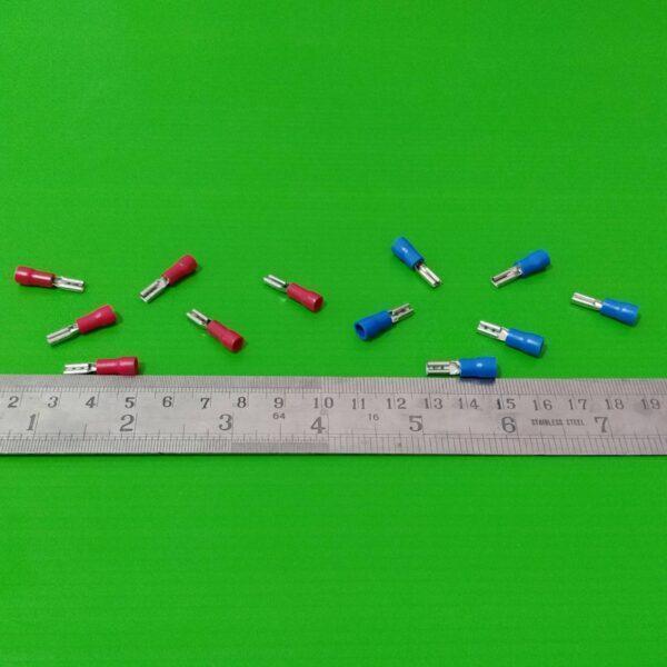 (10 ตัว) หางปลา 2.8mm เสียบ หัวเสียบ ตัวเมีย หุ้มขั้ว แบน 2.8mm 0.110in #FDxx-110
