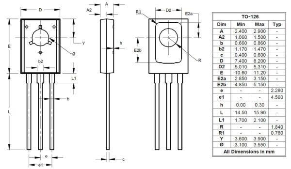 ไทริสเตอร์ (Thyristor) SCR 2P4M C106MG TO-126 #ไทริสเตอร์ TO-126 (1 ตัว) - Image 5