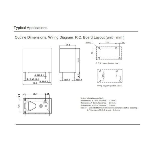 Relay รีเลย์ Sanyou แท้ คอยล์ 5VDC 12VDC 24VDC 4Pin SJ-S-105LMH SJ-S-112LMH SJ-S-124LMH  #SJ 4P Sanyou (1 ตัว) - Image 4