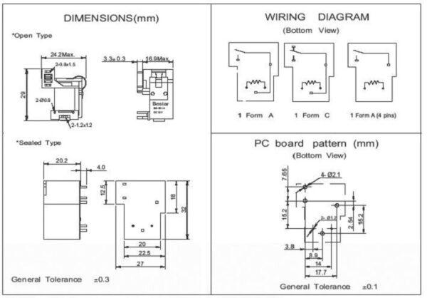 Relay รีเลย์ SONGLE แท้ คอยล์ 5VDC 12VDC 24VDC 5Pin SLA-05VDC-SL-A SLA-12VDC-SL-A SLA-24VDC-SL-A #SLA 5P SONGLE (1 ตัว) - Image 5