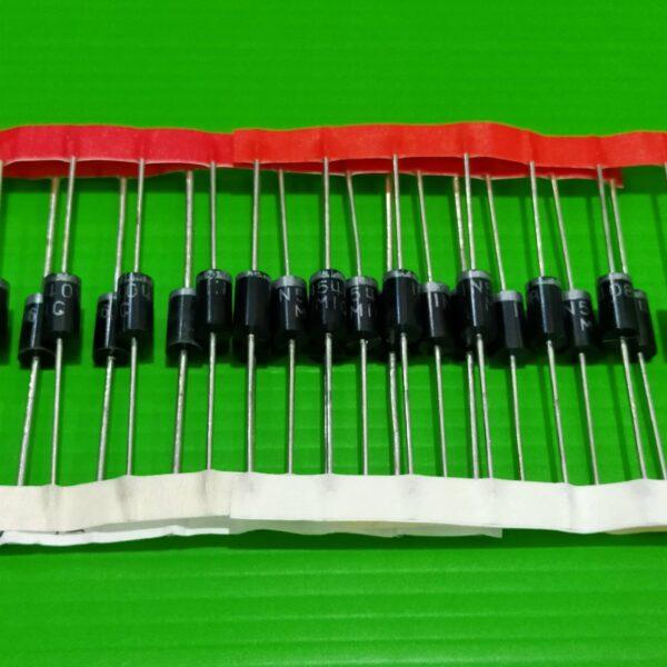 ไดโอดเรียงกระแส ไดโอด Rectifier Diode FR307 1N5401 1N5404 1N5406 1N5408 1N5822 UF5402 UF5408 #DO-27 (Plastic) (1 ตัว)
