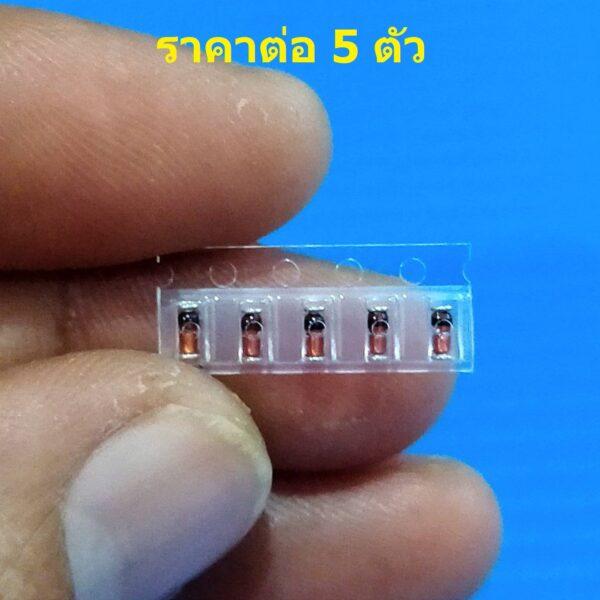 (5 ตัว) สวิทช์ความเร็วสูง ไดโอด Fast Switching Diode SMD SOD-80 (Glass) 100V/300mA LL4148 #SOD-80 (Glass) - Image 2