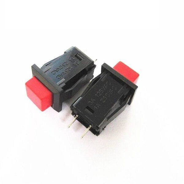 สวิทช์ ON-OFF ปุ่มกด Push Button Switch 14x14mm 2 Pin DS-429A Self lock, DS-429B No lock #DS-429A-B (1 ตัว) - Image 3