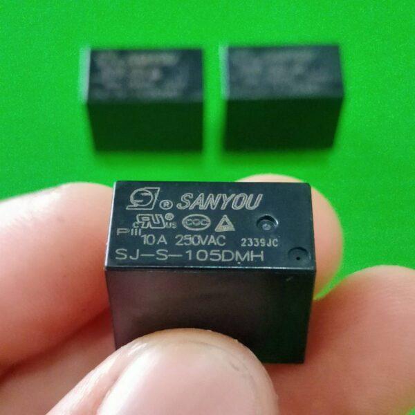 Relay รีเลย์ Sanyou แท้ คอยล์ 5VDC 12VDC 24VDC 4Pin SJ-S-105DMH SJ-S-112DMH SJ-S-124DMH  #SJ 4P Sanyou (1 ตัว) - Image 2
