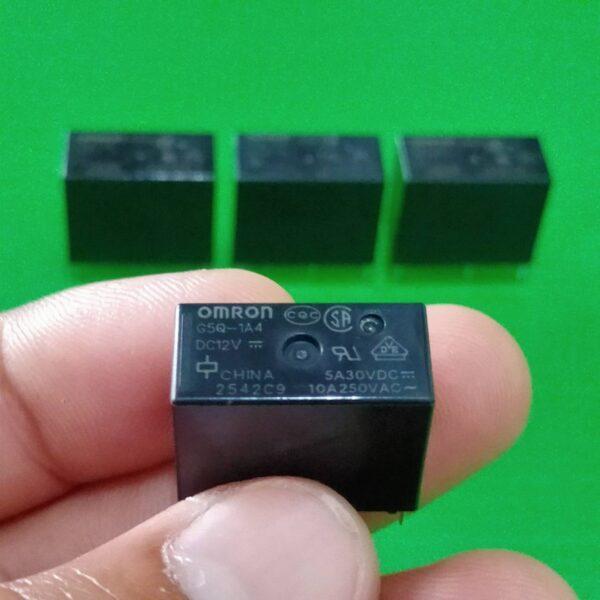 Relay รีเลย์ Omron แท้ คอยล์ 5VDC 12VDC 24VDC 4Pin G5Q-1A4 #G5Q-1A4 4P Omron (1 ตัว) - Image 2