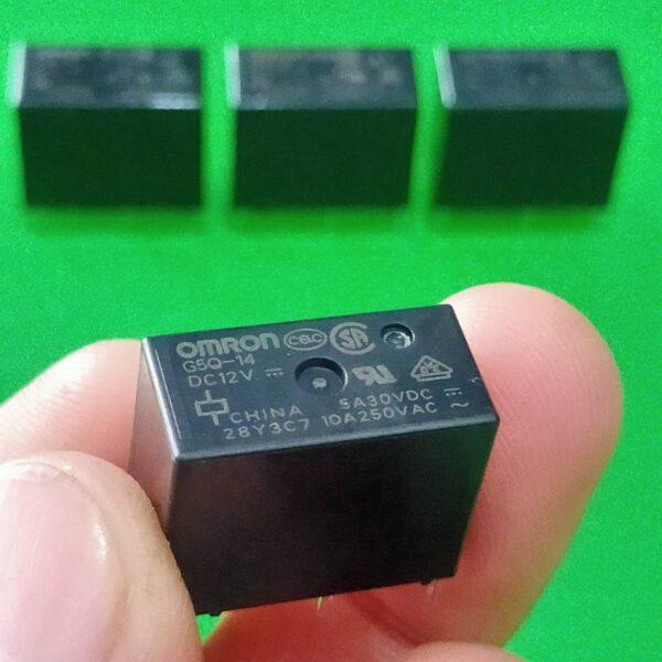 Relay รีเลย์ Omron แท้ คอยล์ 5VDC 12VDC 24VDC 5Pin G5Q-14 #G5Q-14 5P Omron (1 ตัว) - Image 2