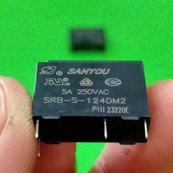 Relay รีเลย์ Sanyou แท้ คอยล์ 5VDC 12VDC 24VDC 4Pin SRB-S-105DM2 SRB-S-112DM2 SRB-S-124DM2  #SRB 4P Sanyou (1 ตัว) - Image 2