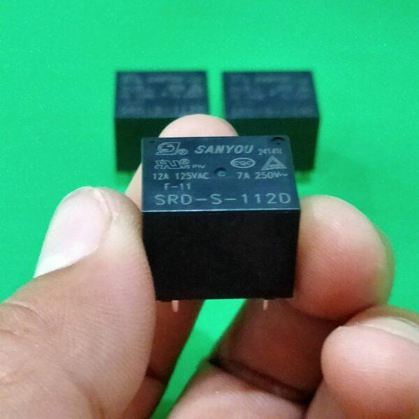 Relay รีเลย์ Sanyou แท้ คอยล์ 5VDC 12VDC 24VDC 5Pin SRD-S-105D SRD-S-112D SRD-S-124D #SRD 5P Sanyou (1 ตัว) - Image 2