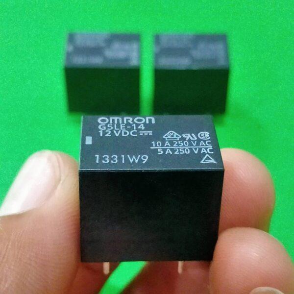 Relay รีเลย์ Omron แท้ คอยล์ 5VDC 12VDC 24VDC 5Pin G5LE-14 #G5LE-14 5P Omron (1 ตัว) - Image 2