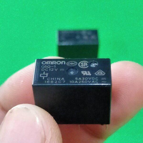 Relay รีเลย์ Omron แท้ คอยล์ 5VDC 12VDC 24VDC 5Pin G5Q-1 #G5Q-1 5P Omron (1 ตัว) - Image 2