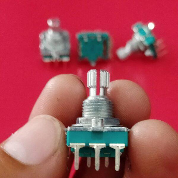 ดิจิตอล วอลลุ่ม โวลลุ่ม Digital Rotary Encoder Audio Digital Potentiometer Volume หมุนรอบตัวเองได้ #EC16 VP5P-C (1 ตัว) - Image 2