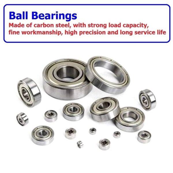 แบริ่ง ตลับลูกปืน ลูกปืน Bearing ล้อ รถเข็น จักรยาน มอไซด์ รถยนต์ 605ZZ ขนาด 5X14X5mm #605ZZ (1 ตัว) - Image 5