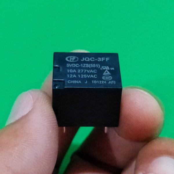 Relay รีเลย์ HF Hongfa แท้ คอยล์ 5VDC 12VDC 24VDC 5pin JQC-3FF 5VDC-1ZS 12VDC-1ZS 24VDC-1ZS #JQC-3FF 5P HF (1 ตัว) - Image 2