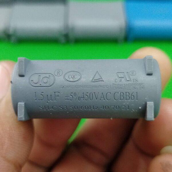Capacitor คาปาซิเตอร์ ตัวเก็บประจุ ลงปริ้น PCB Boad บอร์ด แอร์ C พัดลม CBB61 450VAC 1uF-5uF #PCB-Cap BM (1 ตัว) - Image 3