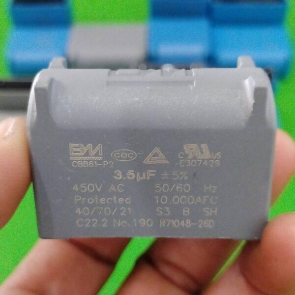 Capacitor คาปาซิเตอร์ ตัวเก็บประจุ ลงปริ้น PCB Boad บอร์ด แอร์ C พัดลม CBB61 450VAC 1uF-5uF #PCB-Cap BM (1 ตัว) - Image 5