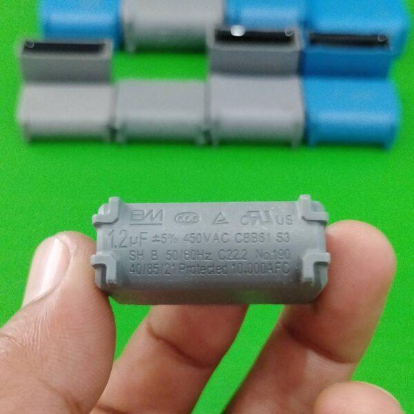 Capacitor คาปาซิเตอร์ ตัวเก็บประจุ ลงปริ้น PCB Boad บอร์ด แอร์ C พัดลม CBB61 450VAC 1uF-5uF #PCB-Cap BM (1 ตัว) - Image 2