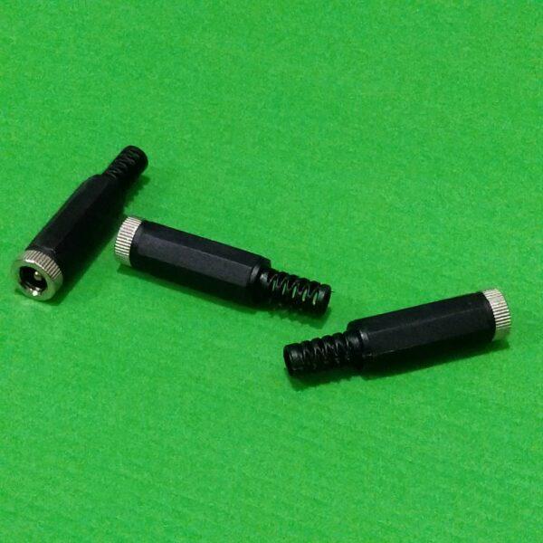 แจ็คดีซี หัวแจ็ค แจ็ค แจ็คตัวเมีย DC Jack Female Connector 5.5x2.1mm 5.5x2.5mm #หัวแจ็ค H-5521F,25F (1 ตัว)