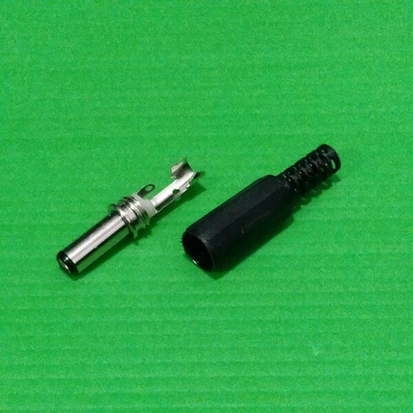 แจ็คดีซี หัวแจ็ค แจ็ค แจ็คตัวผู้ DC Jack Male Connector 5.5x2.5mm 14mm #หัวแจ็ค G-5525M (14mm) (1 ตัว) - Image 2