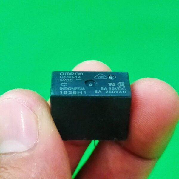 Relay รีเลย์ ออมรอน Omron แท้ คอยล์ 5VDC 12VDC 24VDC 5pin G5SB-14 #G5SB-14 5P Omron (1 ตัว) - Image 2