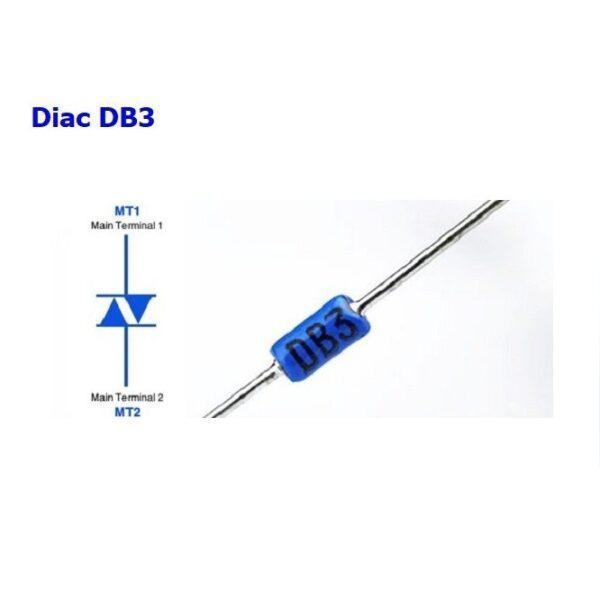 (5 ตัว) ไดโอดทริกเกอร์ ไดแอค ไดโอด ทริกเกอร์ Diac Trigger Diode DB3 DB-3 #DO-35 - Image 4