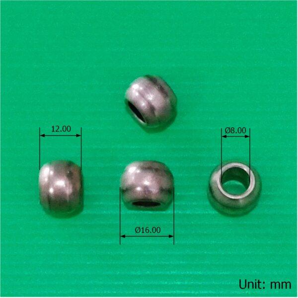 บูชกลม บูชพัดลม บูชโลหะ ผสมทองแดง 50% 8mm ยาว 12mm สีทองแดง อะไหล่ ชิ้นส่วน พัดลมทั่วไป #บูชกลมทองแดง 50% GP812 (1 ตัว) - Image 5