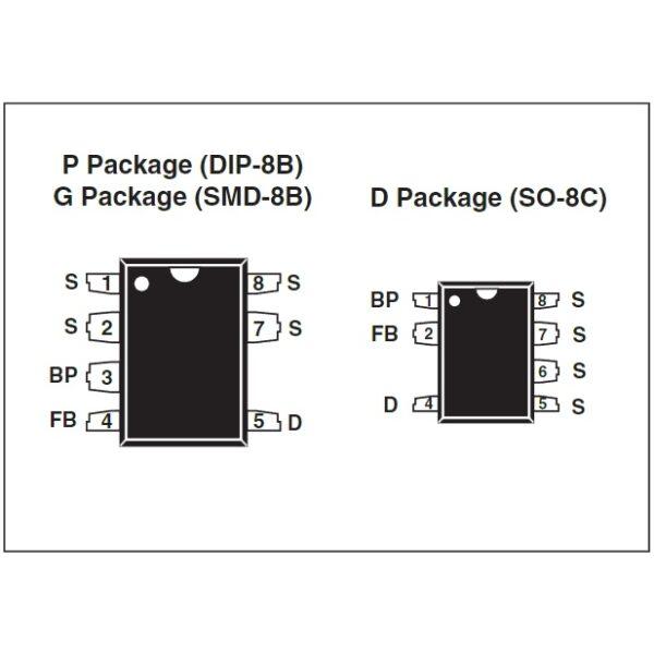 IC Switcher ไอซี TNY266P IC DIP-8B #TNY266P (1 ตัว) - Image 4