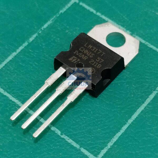 IC ไอซี เรกูเลเตอร์ Adjustable Positive Voltage Regulator LM317 LM317T 1.2V to 37V 1.5A #IC TO-220 (1 ตัว)