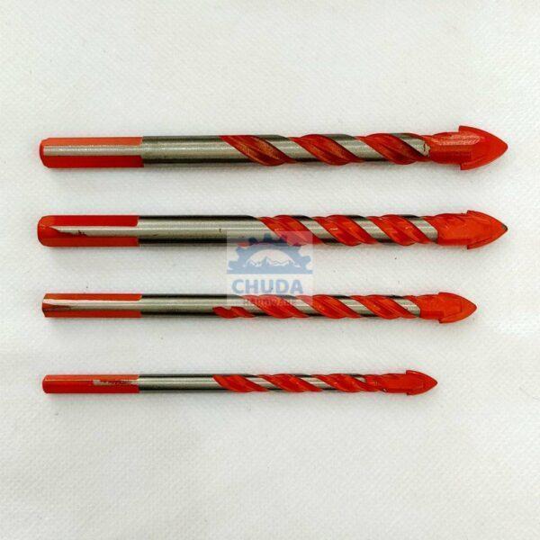 ดอกสว่าน หัวธนู เซรามิค อเนกประสงค์ 4-12mm (1 ตัว)