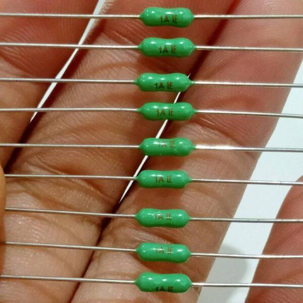 ฟิวส์ Pico Fuse ฟิวส์พิโค ฟิวส์เขียว ฟิวส์ตัวต้านทาน Green Fuse R-Fuse 125/250V 3x7mm #3x7G-LF251 (1 ตัว) - Image 2