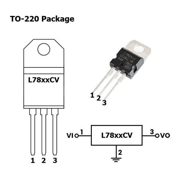 IC ไอซี เรกูเลเตอร์ Positive Voltage Regulator L7805 L7806 L7808 L7809 L7810 L7812 L7815 L7818 L7824 #IC TO-220 (1 ตัว) - Image 4