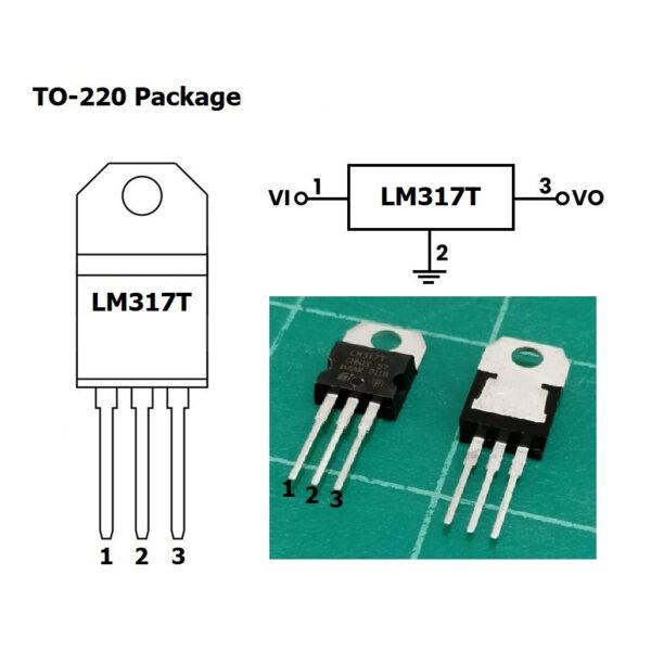 IC ไอซี เรกูเลเตอร์ Adjustable Positive Voltage Regulator LM317 LM317T 1.2V to 37V 1.5A #IC TO-220 (1 ตัว) - Image 5