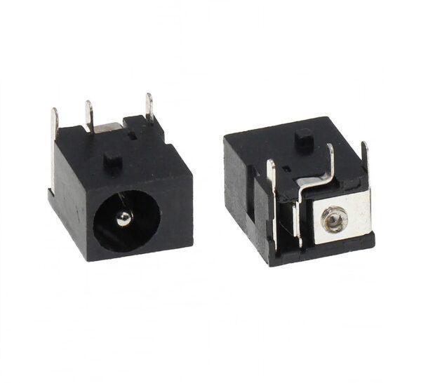 DC Socket ซ็อคเก็ต 5.5x2.1mm แจ็ค ดีซีแจ็ค DC Jack ปลั๊ก DC Plug Connector 3 ขา DC-044 #S-DC044 (1 ตัว)