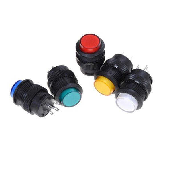 สวิตช์ ปุ่มกด Push Button Switch 16mm 4pin 3A 250VAC R16-503AD R16-503BD #R16-503AD,BD (1 ตัว) - Image 2