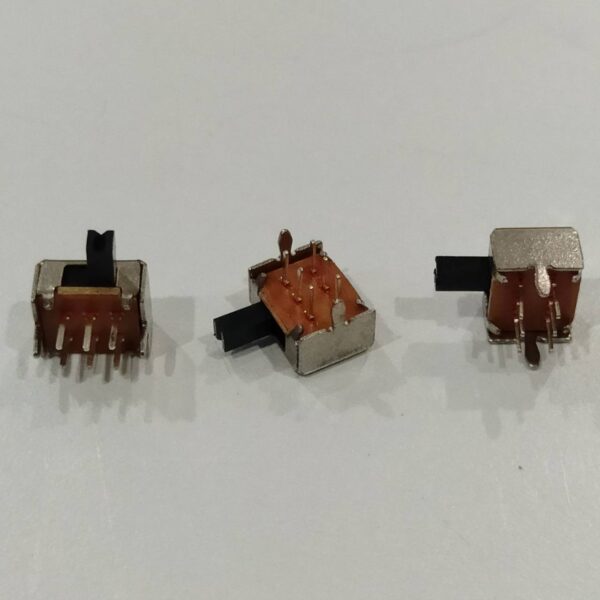 สวิทช์ เลื่อน 6 ขา Slide switch Toggle switch ขนาด 6.9x8.6mm #สวิทช์เลื่อน (6ขา,SK22D07) (1 ตัว) - Image 2