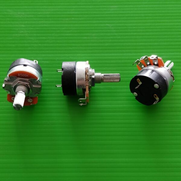วอลลุ่ม ความเร็ว ความร้อน เครื่องทำน้ำอุ่น โพเทนชิโอมิเตอร์ Potentiometer #WH138 แกน 20mm 3 ขา มีสวิทช์ (1 ตัว) - Image 2
