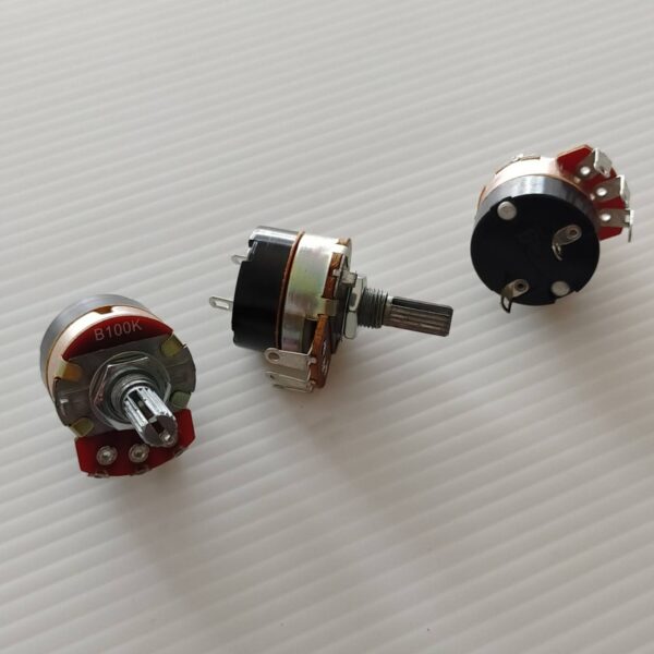 วอลลุ่ม ความเร็ว ความร้อน เครื่องทำน้ำอุ่น โพเทนชิโอมิเตอร์ Potentiometer #WH138 แกน 20mm 3 ขา มีสวิทช์ (1 ตัว) - Image 3