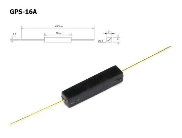 Reed Switch สวิทช์ แม่เหล็ก สวิทช์เซ็นเซอร์ Magnetic Switch NO #GPS-16A (1 ตัว) - Image 3