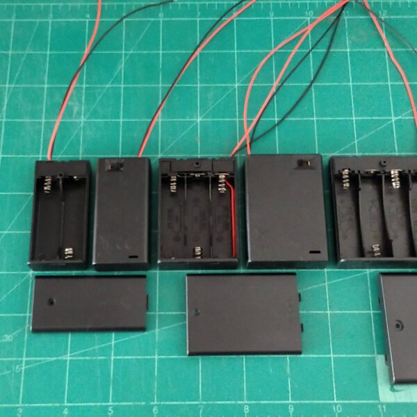 รางถ่าน ช่องถ่าน กล่องถ่าน ถ่าน แบต แบตเตอรี่ Battery Holder Case AA 2A #รางถ่าน AA อนุกรม มีฝา (1 ตัว) - Image 3