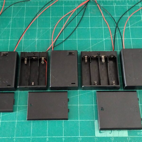 รางถ่าน ช่องถ่าน กล่องถ่าน ถ่าน แบต แบตเตอรี่ Battery Holder Case AA 2A #รางถ่าน AA อนุกรม มีฝา (1 ตัว) - Image 4