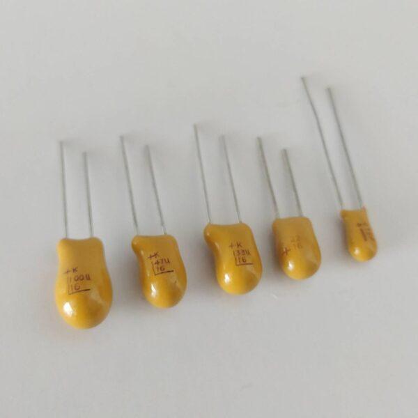 ตัว C ตัวเก็บประจุ คาปาซิเตอร์ แทนทาลัม Tantalum Capacitor 16V #T-Capacitor (1 ตัว) - Image 2