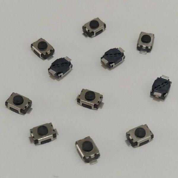 สวิทช์ กดติด-ปล่อยดับ ปุ่มกด SMD Push Button Switch ไมโครสวิทช์ TACT Switch #S2P 3x4x2mm (1 ตัว) - Image 2