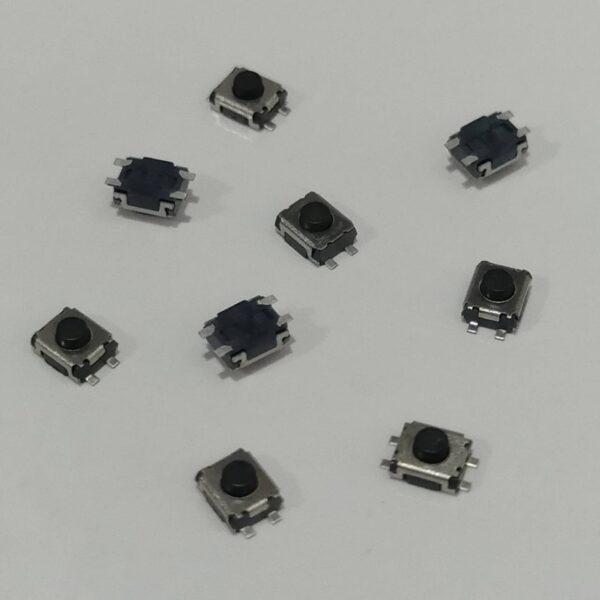 สวิทช์ กดติด-ปล่อยดับ ปุ่มกด SMD Push Button Switch ไมโครสวิทช์ TACT Switch #S4P 3x3.5x2mm (1 ตัว) - Image 2