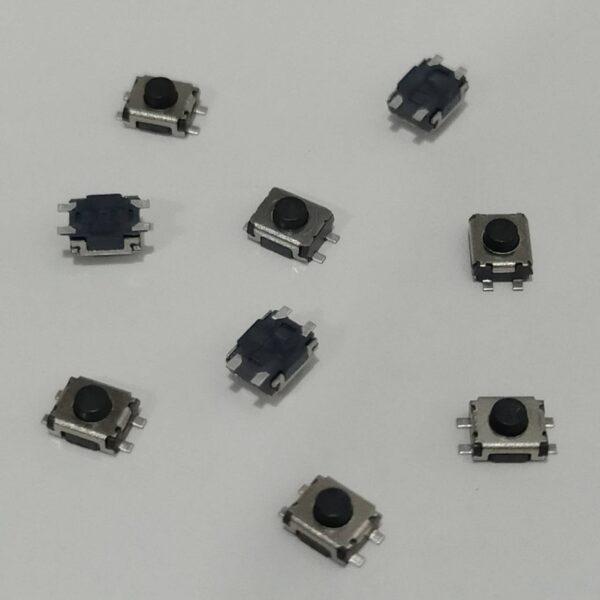 สวิทช์ กดติด-ปล่อยดับ ปุ่มกด SMD Push Button Switch ไมโครสวิทช์ TACT Switch #S4P 3x3.5x2mm (1 ตัว)