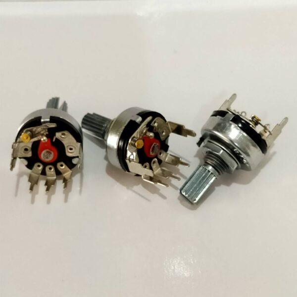 วอลลุ่ม โพเทนชิโอมิเตอร์ เครื่องขยายเสียง Power Amplifier Potentiometer B1K B2K B5K B10K B20K B50K #RV17 (1 ตัว) - Image 3