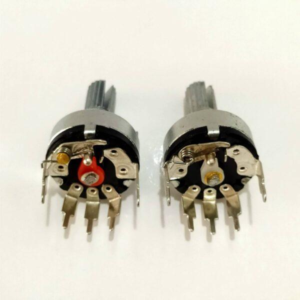 วอลลุ่ม โพเทนชิโอมิเตอร์ เครื่องขยายเสียง Power Amplifier Potentiometer B1K B2K B5K B10K B20K B50K #RV17 (1 ตัว) - Image 2