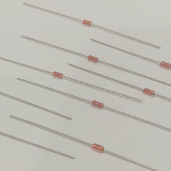 Thermistor เทอร์มิสเตอร์ ตัวต้านทาน ความร้อน เซ็นเซอร์ อุณหภูมิ NTC MF58 1K 5K 10K 50K 100K 1M #NTC-MF58 (1 ตัว) - Image 2