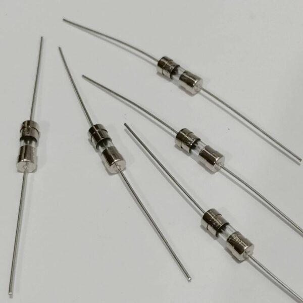 ฟิวส์ หางหนู 2 ขา บัดกรี มีขา หลอดแก้ว Glass Fuse Miniature Fuse 3.6x10mm 250V 15A #PG3.6x10-15A (1 ตัว) - Image 2