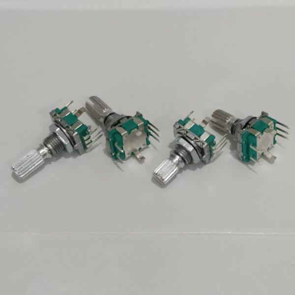 โวลลุ่ม วอลลุ่ม ดิจิตอล Rotary Encoder Audio Digital Potentiometer Volume หมุนรอบตัวเองได้ #EC11 VP5PA (1 ตัว) - Image 2