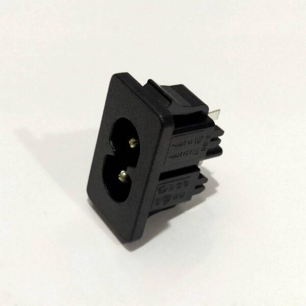 ปลั๊ก ขั้วปลั๊ก ปลั๊กเสียบ ซ็อคเก็ต AC Power Socket 2 Pin AC Plug Connector 2.5A 250V #DB-8 (1 ตัว) - Image 4